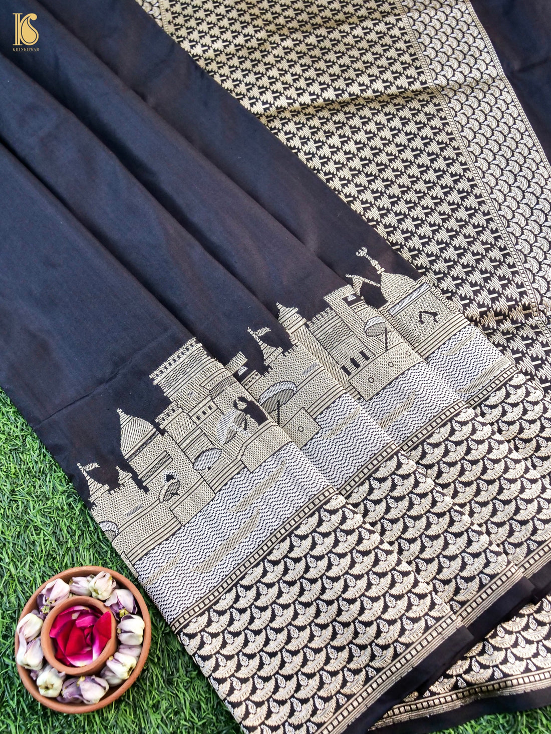 Handwoven Banaras Ghaat Pure Silk Saree