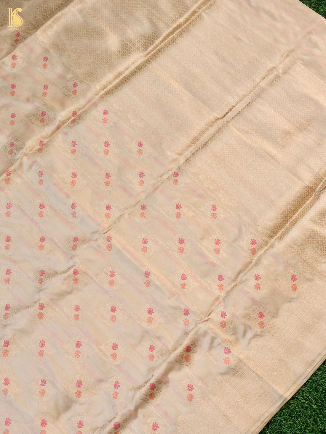Handloom Banarasi Katan Silk Meenakari Saree