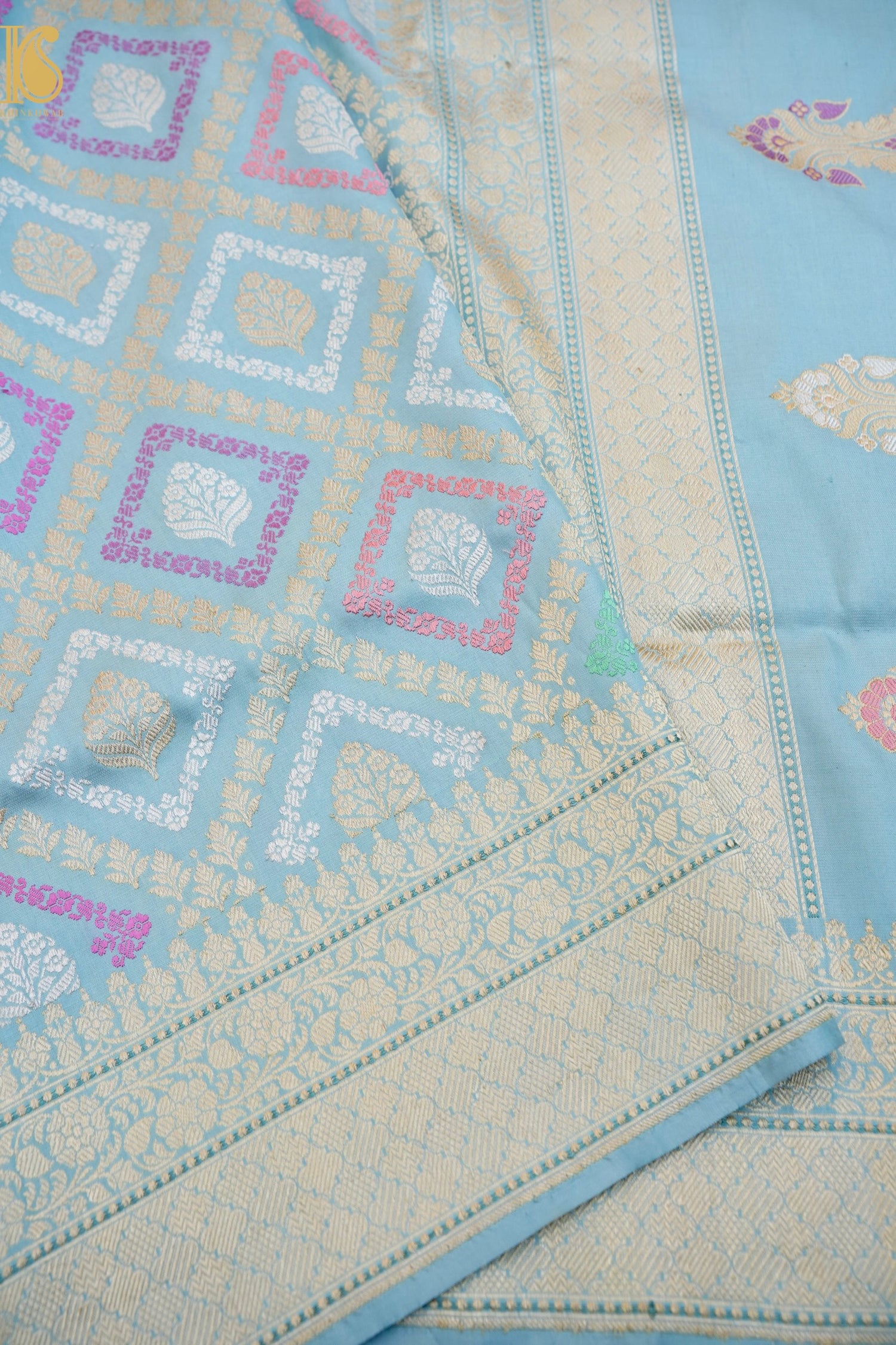 Handloom Banarasi Pure Katan Silk Kadwa Saree
