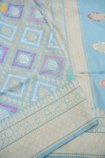 Handloom Banarasi Pure Katan Silk Kadwa Saree