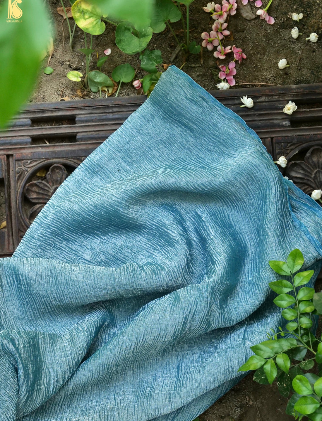 Banarasi Crush Tissue Silk Saree