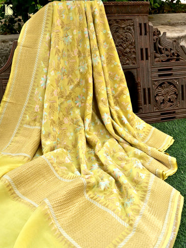 Georgette Silk Meenakari Banarasi Dupatta