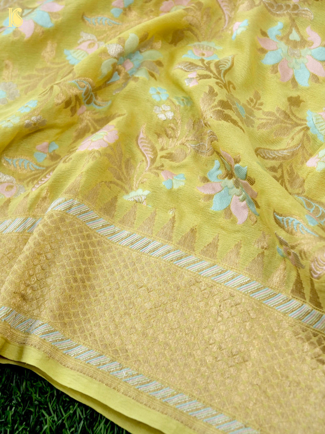 Georgette Silk Meenakari Banarasi Dupatta