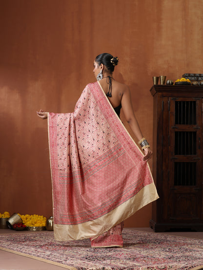 Handloom Banarasi Resham Shikargah Saree