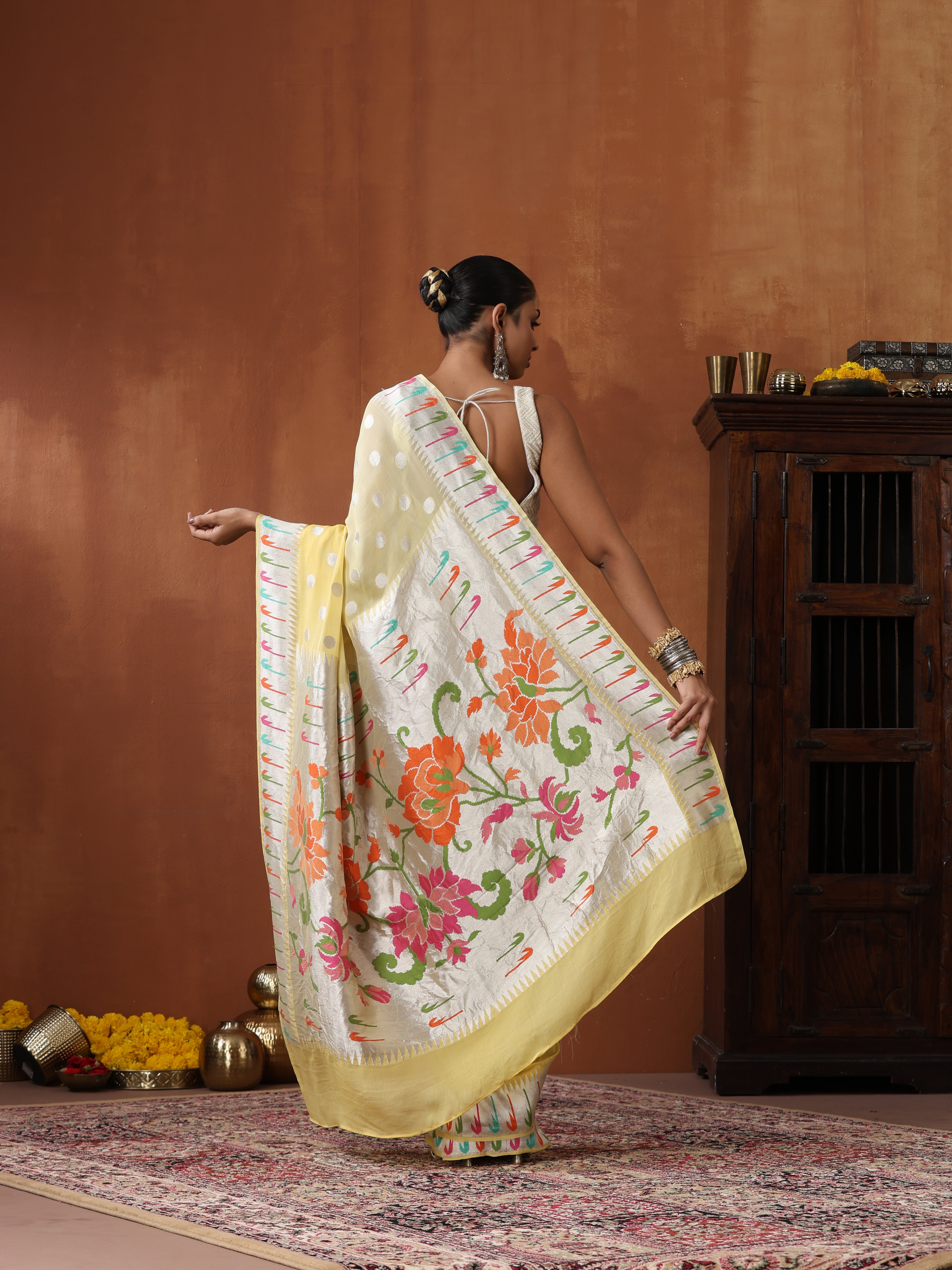 Banarasi Georgette Silk Muniya Saree