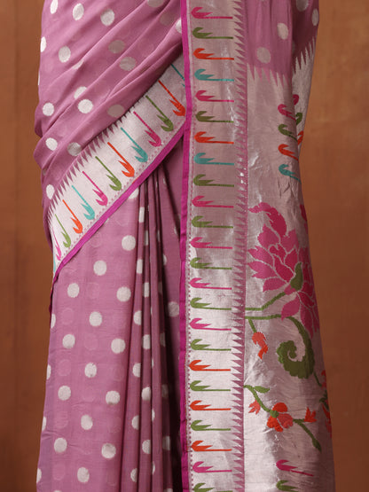 Banarasi Georgette Silk Muniya saree