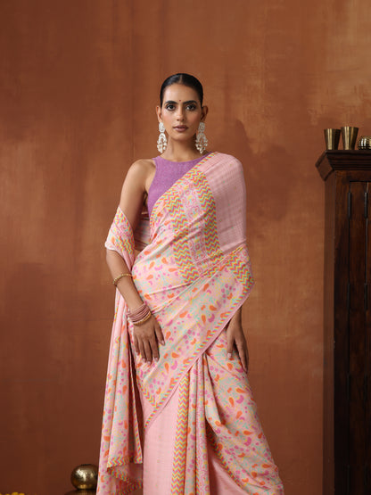 Georgette Silk Turkish Print Lale Saree