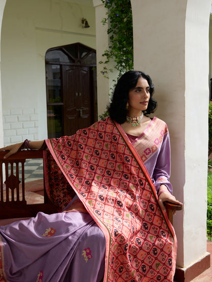 Pure Chiniya Silk Banarasi Woven Stole