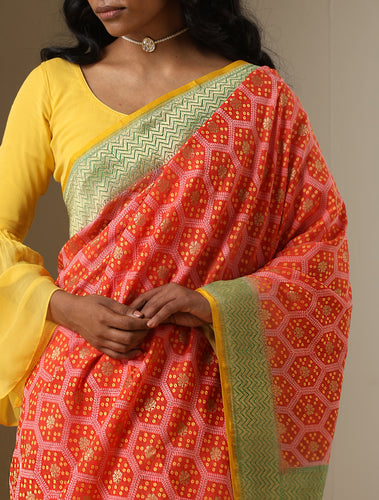 Banarasi Georgette Honeycomb Saree