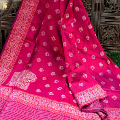 Handwoven Banarasi Katan Silk Kadwa Dupatta
