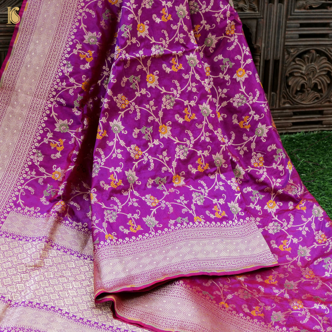 Handloom Katan Silk Banarasi Dupatta