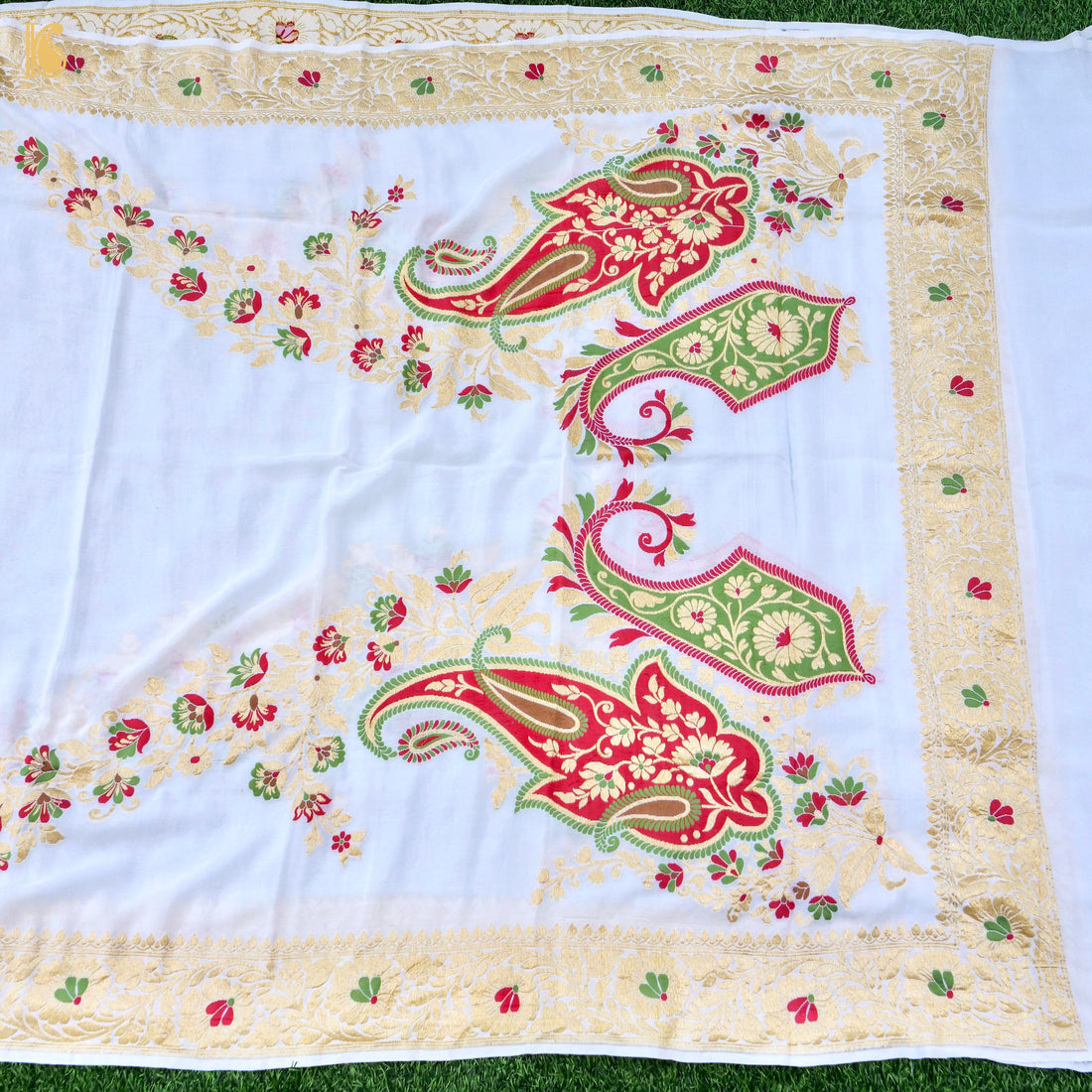 Georgette Silk Banarasi Paisley Dupatta