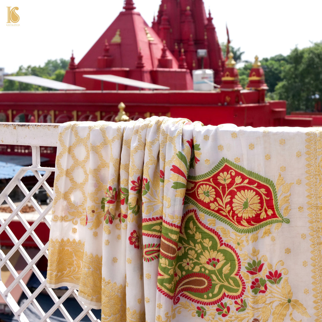 Georgette Silk Banarasi Paisley Dupatta