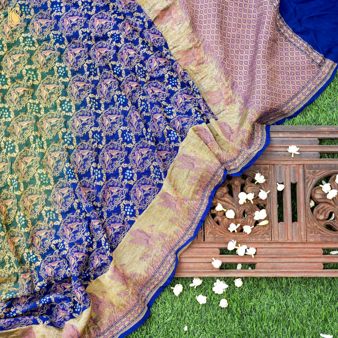 Banarasi Georgette Bandhani Saree