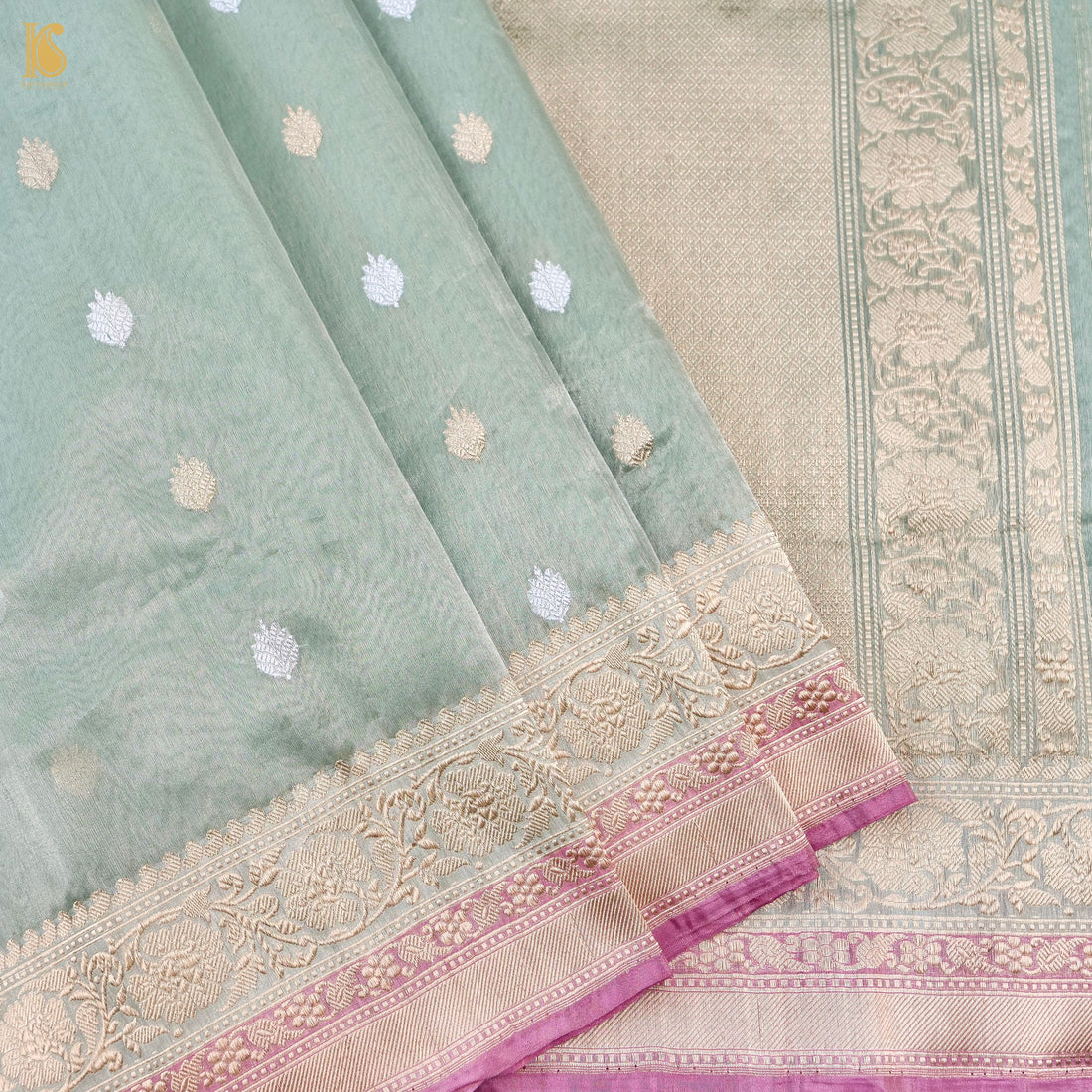 Rekha - Pure Tissue Silk Handwoven Banarasi Saree