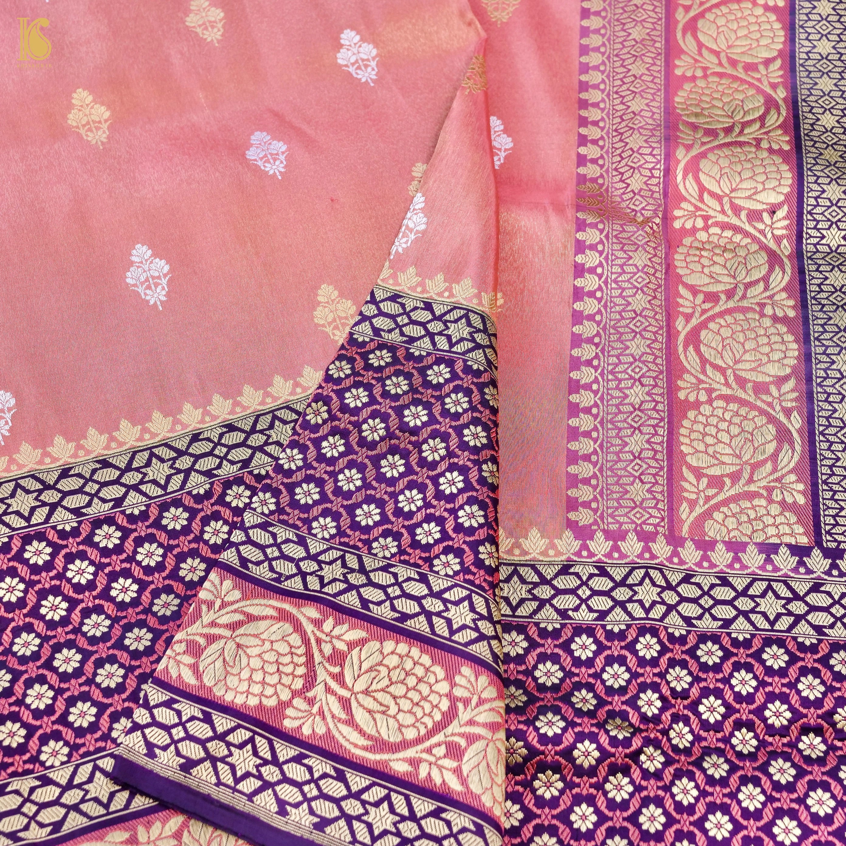 Rekha - Pure Tissue Silk Handwoven Banarasi Saree