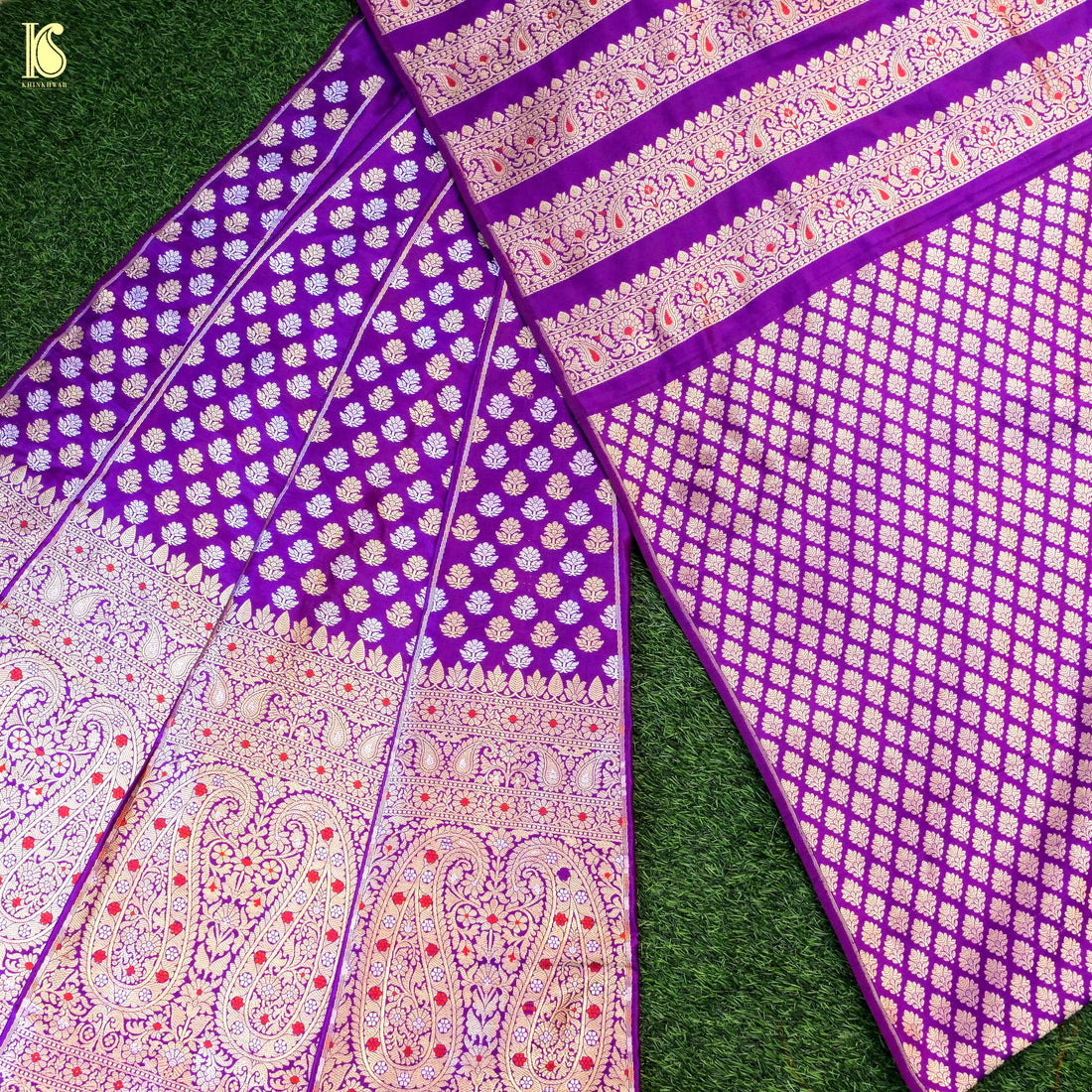 Handloom Banarasi Katan Silk Kalidar Kairavi Lehenga