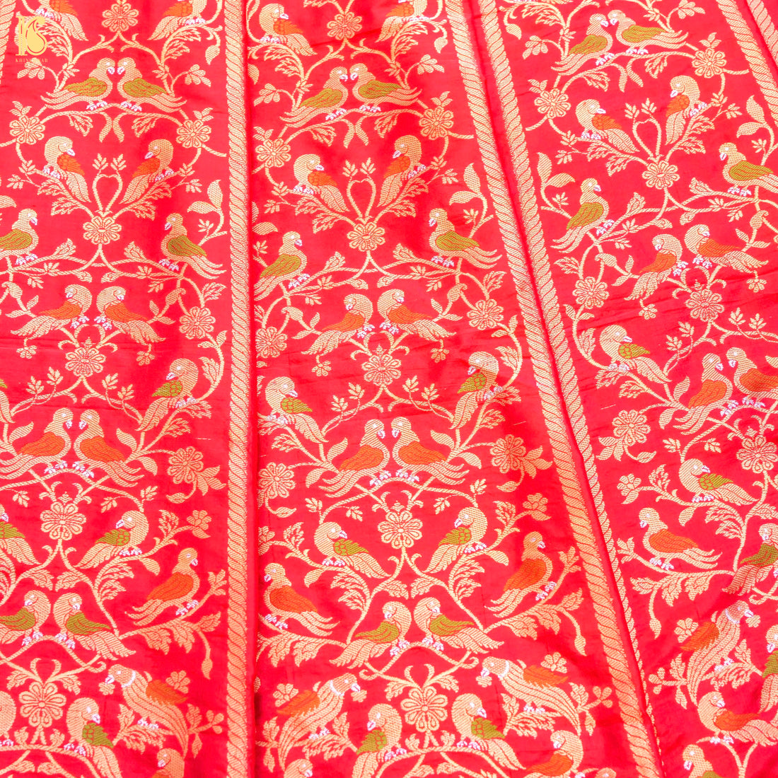 Pure Katan Silk Handloom Banarasi Kalidar Shikargah Lehenga