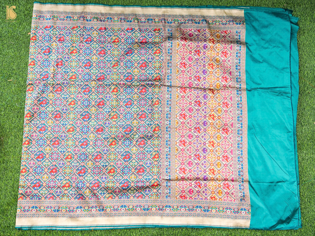 Handwoven Pure Katan Silk Banarasi Patola Saree