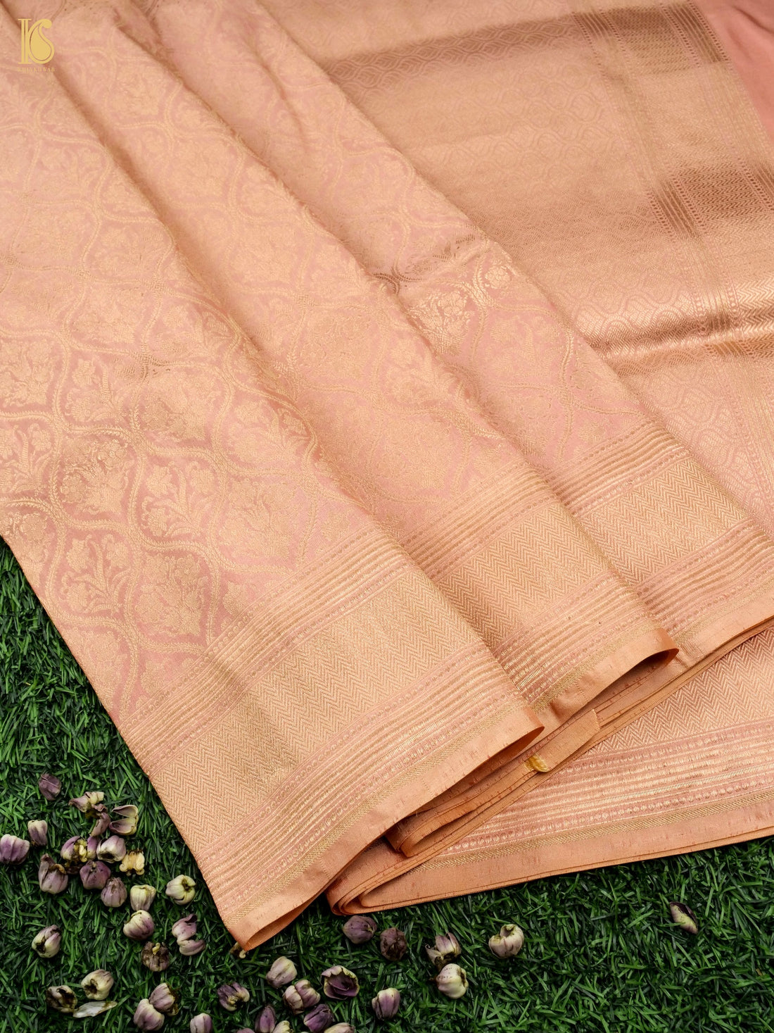 Handloom Banarasi Silk Zari Tanchoi Saree