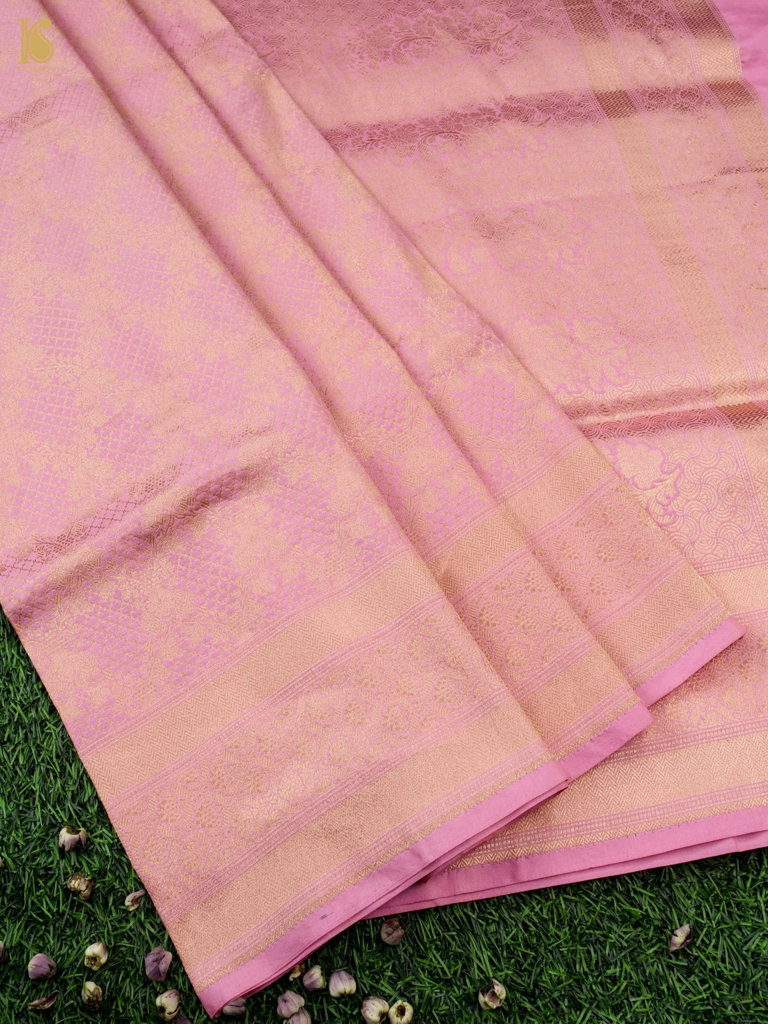 Handloom Banarasi Silk Zari Tanchoi Saree