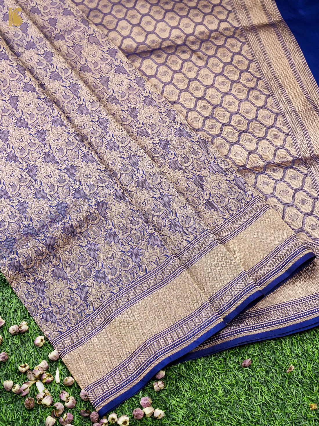 Handloom Banarasi Silk Zari Tanchoi Saree