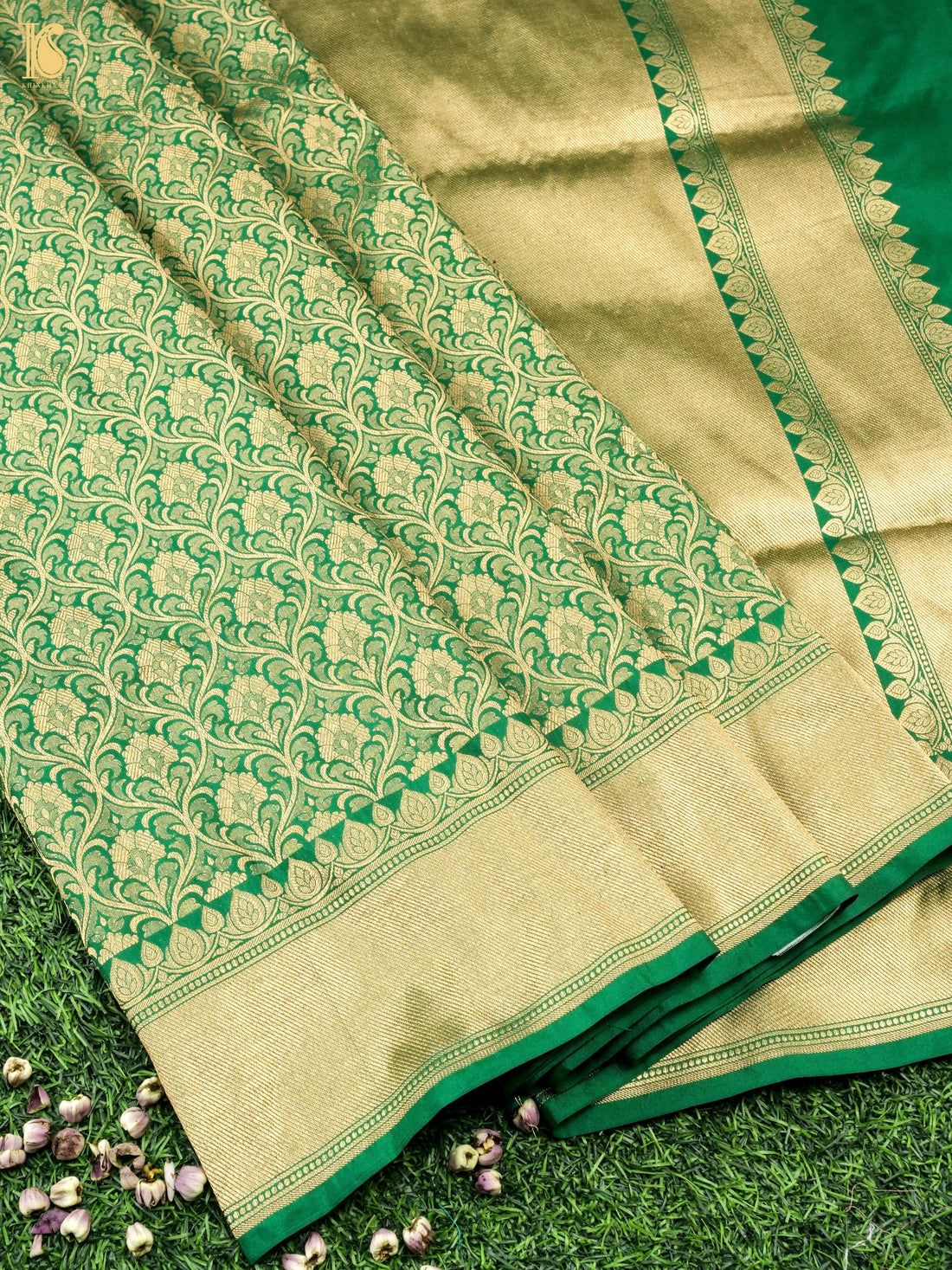 Handloom Banarasi Silk Zari Tanchoi Saree
