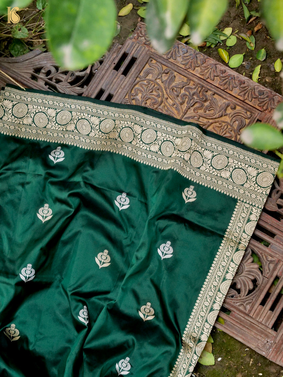 Handloom Banarasi Katan Silk Kadwa Saree