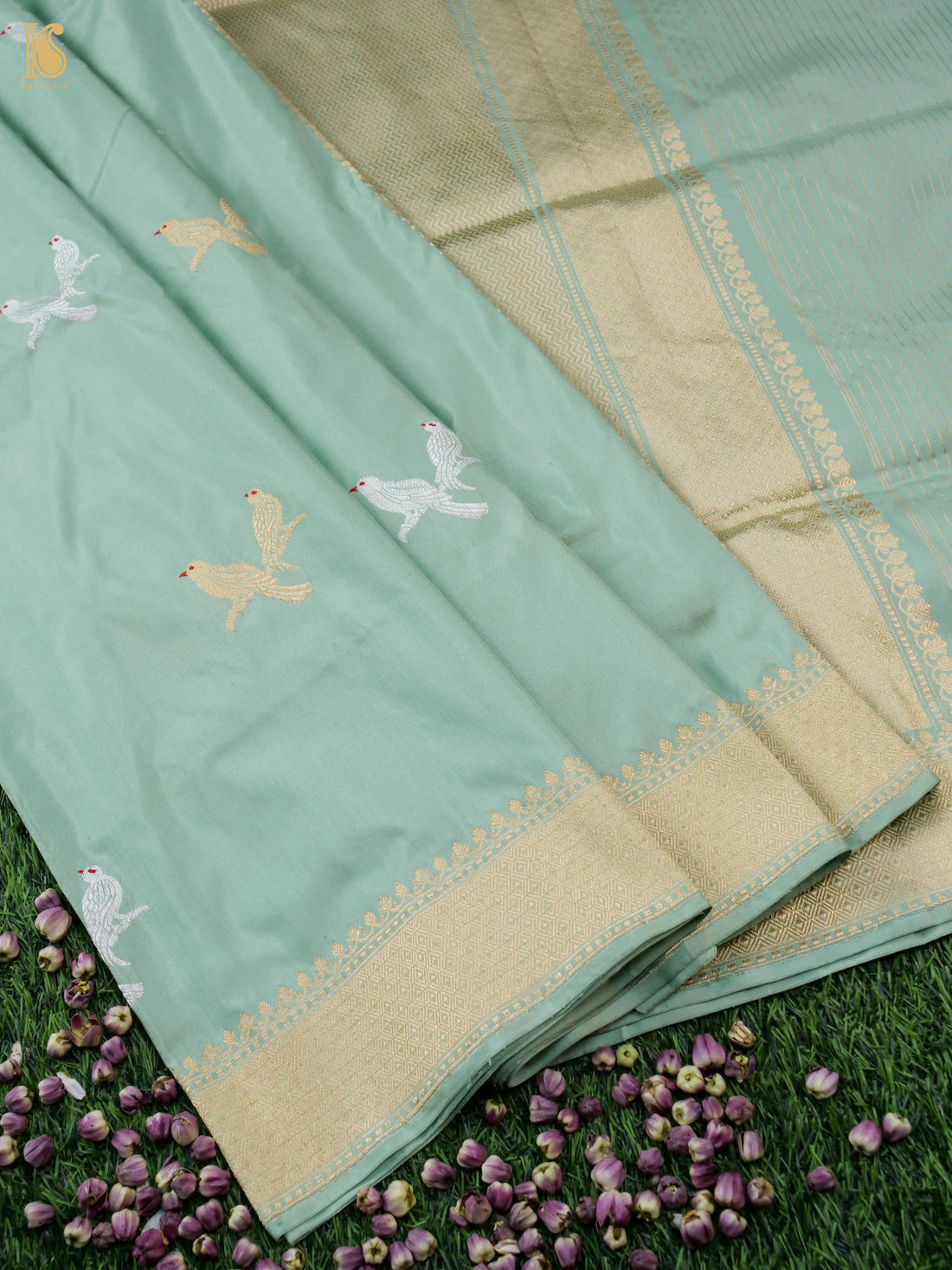 Handloom Banarasi Katan Silk Kadwa Saree