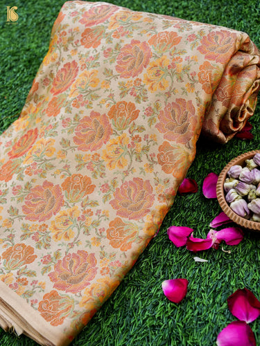 Handloom Banarasi Tanchoi Silk Fabric