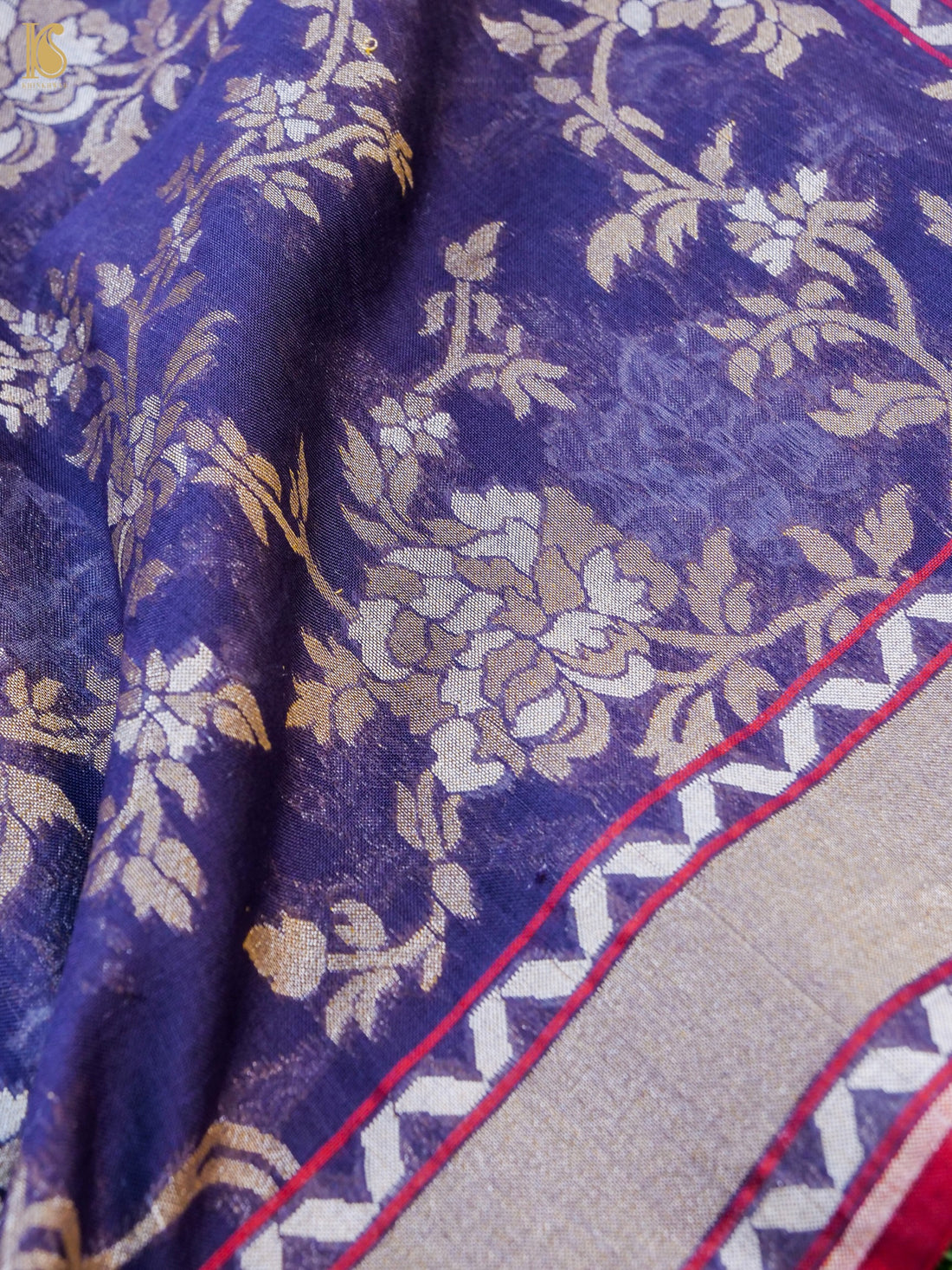 Handloom Cotton Kora Banarasi Jamdani Ektara Suit Fabric Set