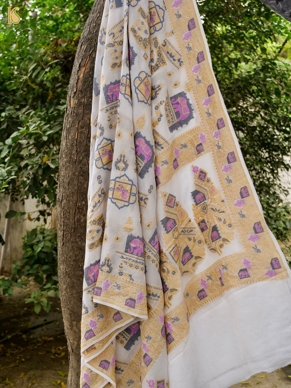 Georgette Banarasi Dyeable Dupatta