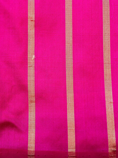 Handloom Banarasi Silk Tanchoi Face Saree