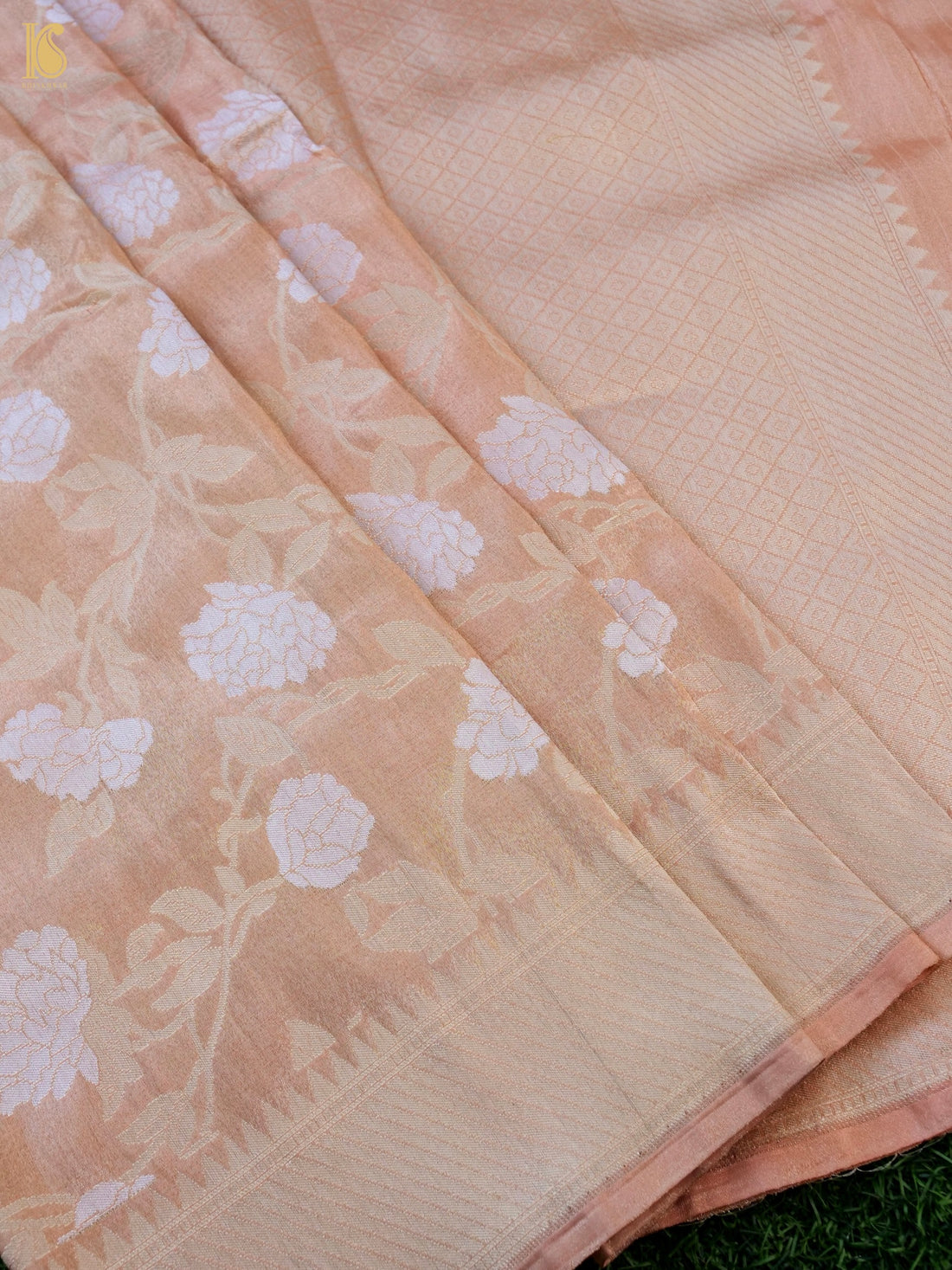 Handloom Banarasi Pure Tissue by Silk Jaal Saree