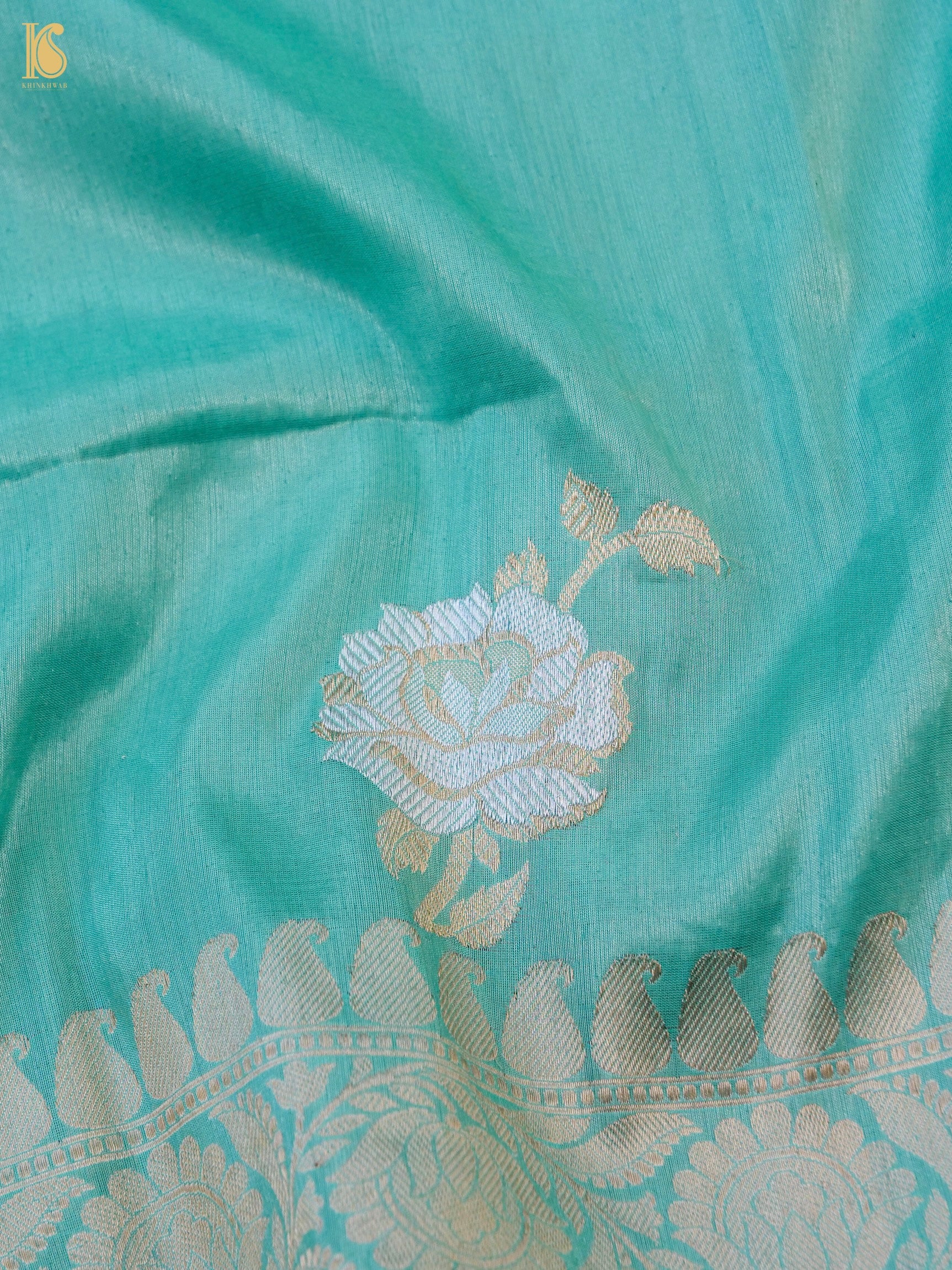 Handloom Banarasi Pure Tissue by Silk Rose Saree