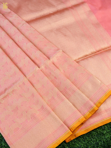Handloom Banarasi Katan Silk Zari Tanchoi Saree