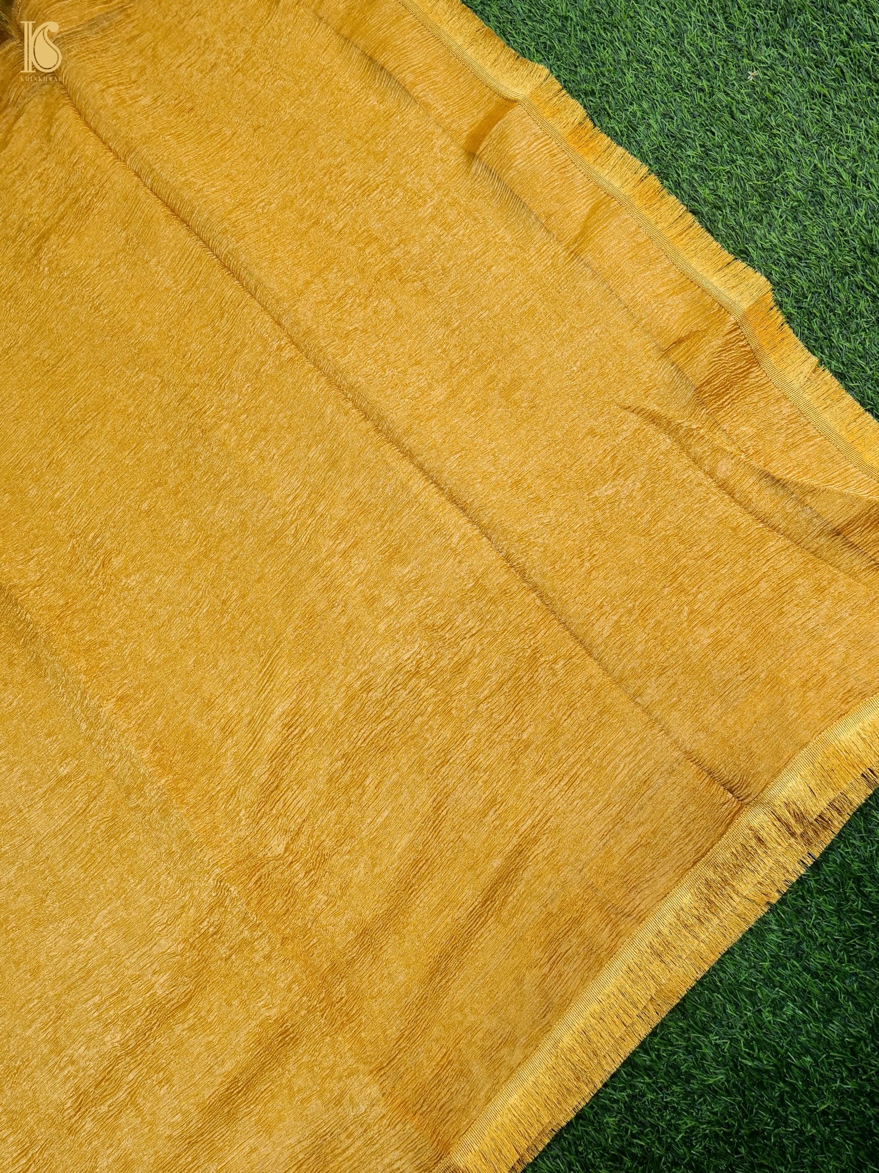 Banarasi Crush Tissue Silk Saree with Border