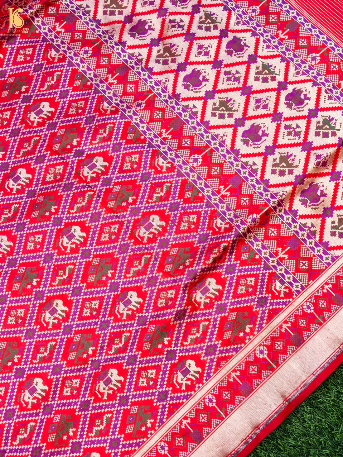 Handloom Banarasi Katan Silk Patola Dupatta