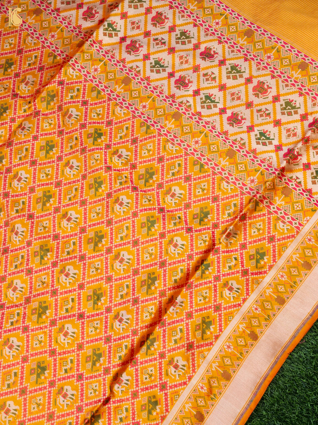 Handloom Banarasi Katan Silk Patola Dupatta