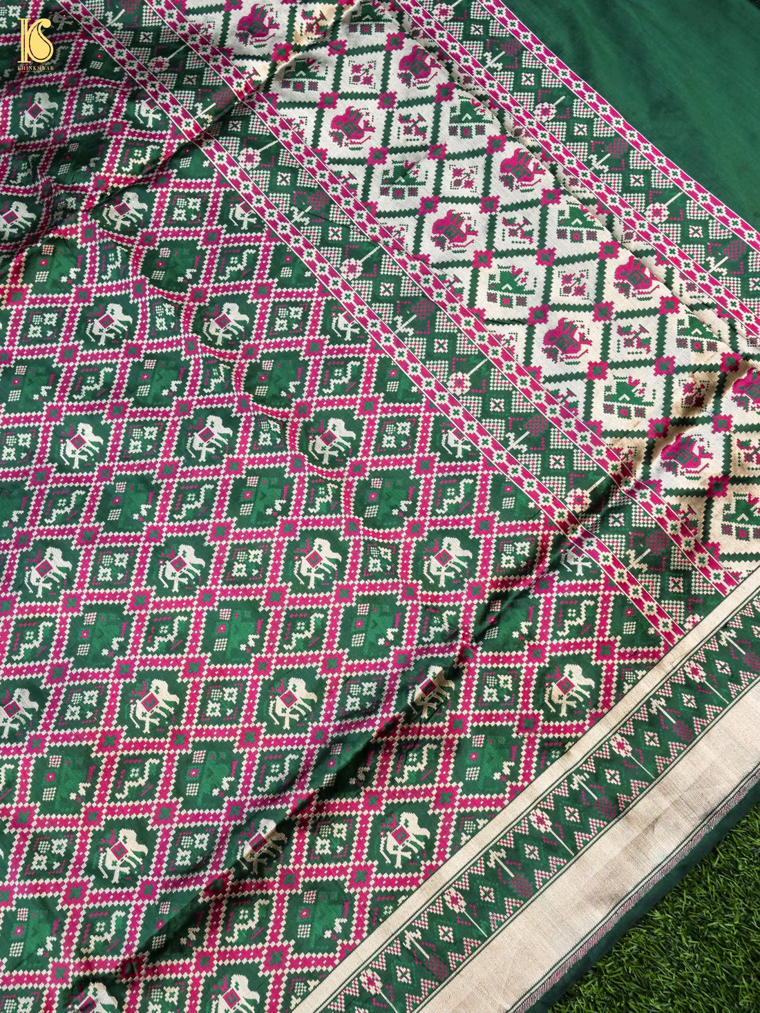 Handloom Banarasi Katan Silk Patola Dupatta