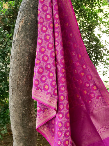 Handloom Banarasi Katan Silk Dupatta