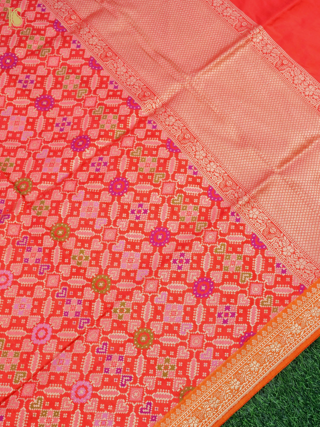 Handloom Banarasi Katan Silk Patola Dupatta