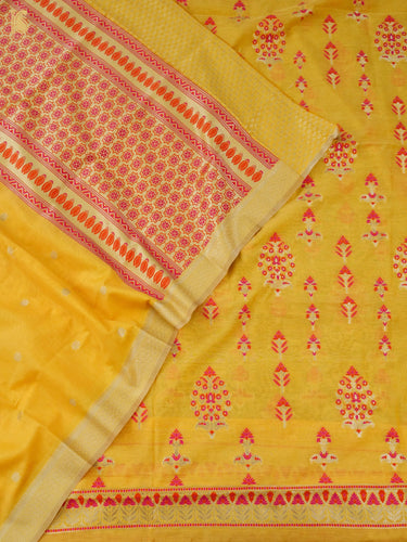 Cotton Silk Meenakari Banarasi Suit Set