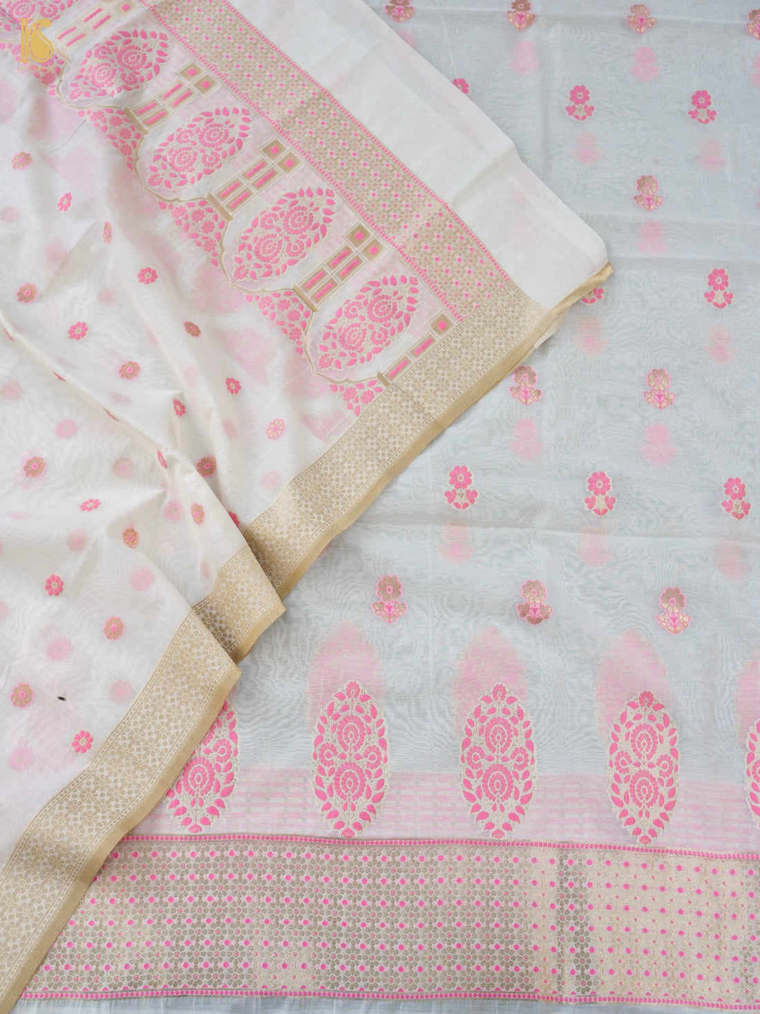 Cotton Silk Meenakari Banarasi Suit Set