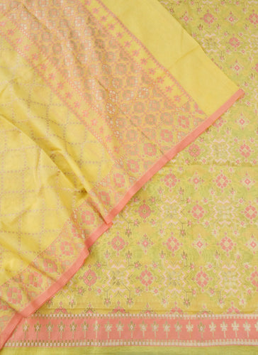 Cotton Silk Meenakari Banarasi Suit Set