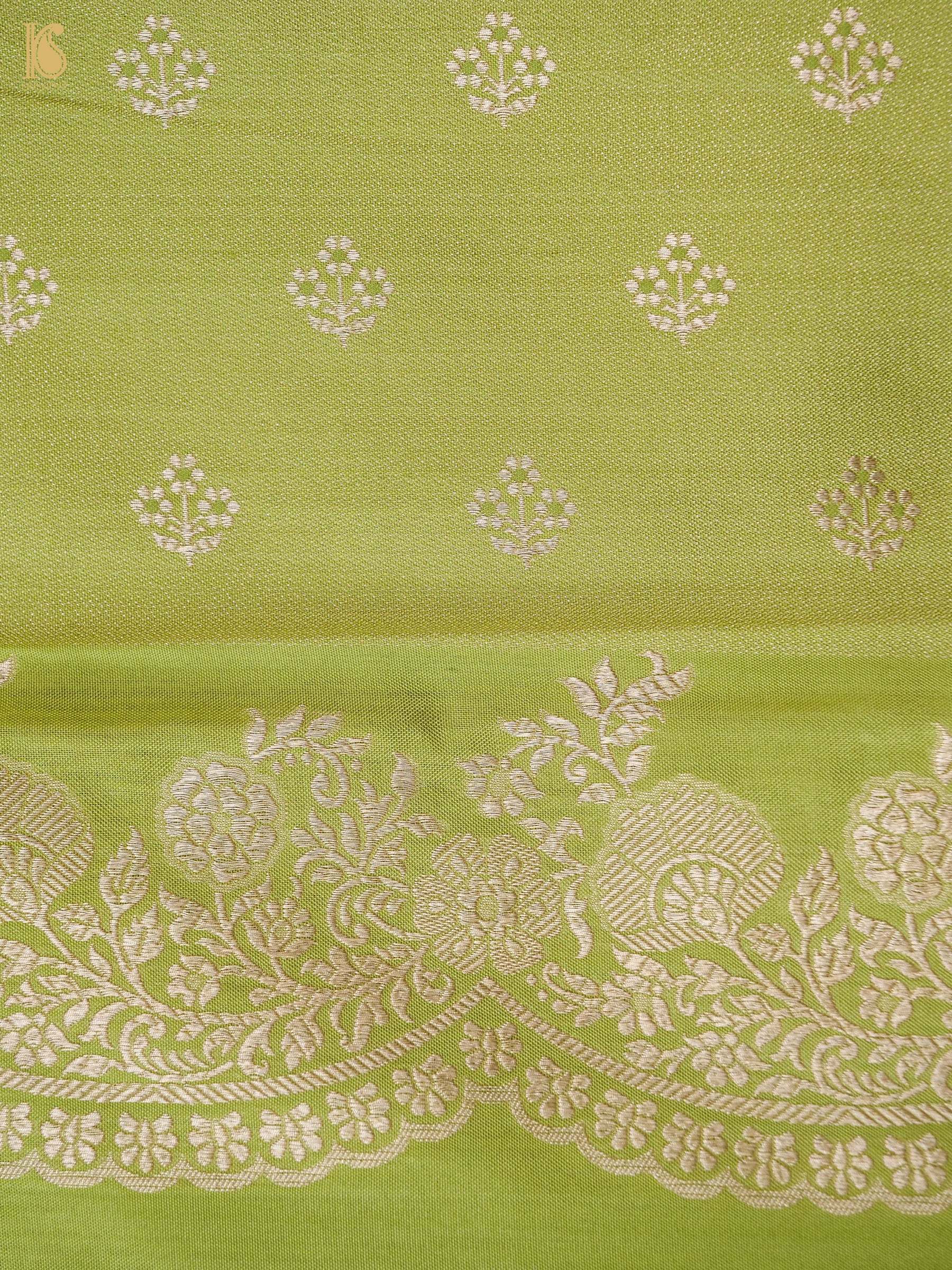 Katan Silk Handwoven Banarasi Saree