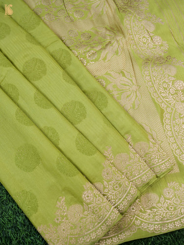 Katan Silk Handwoven Banarasi Saree