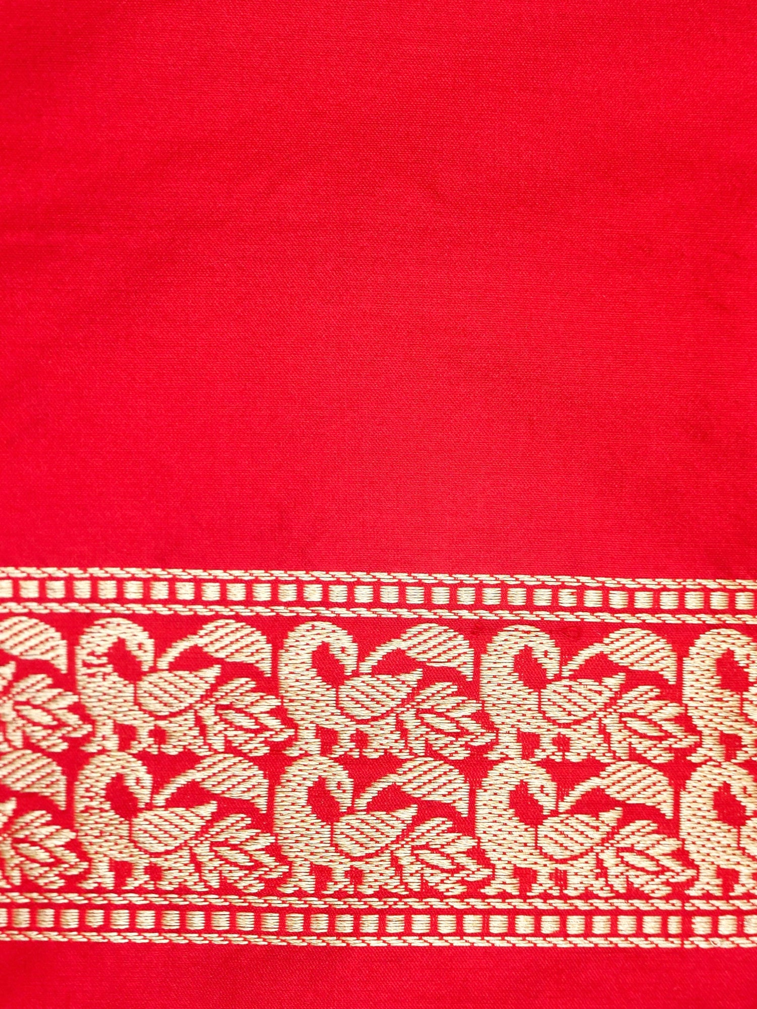 Pure Katan Silk Handwoven Banarasi Kadwa Saree