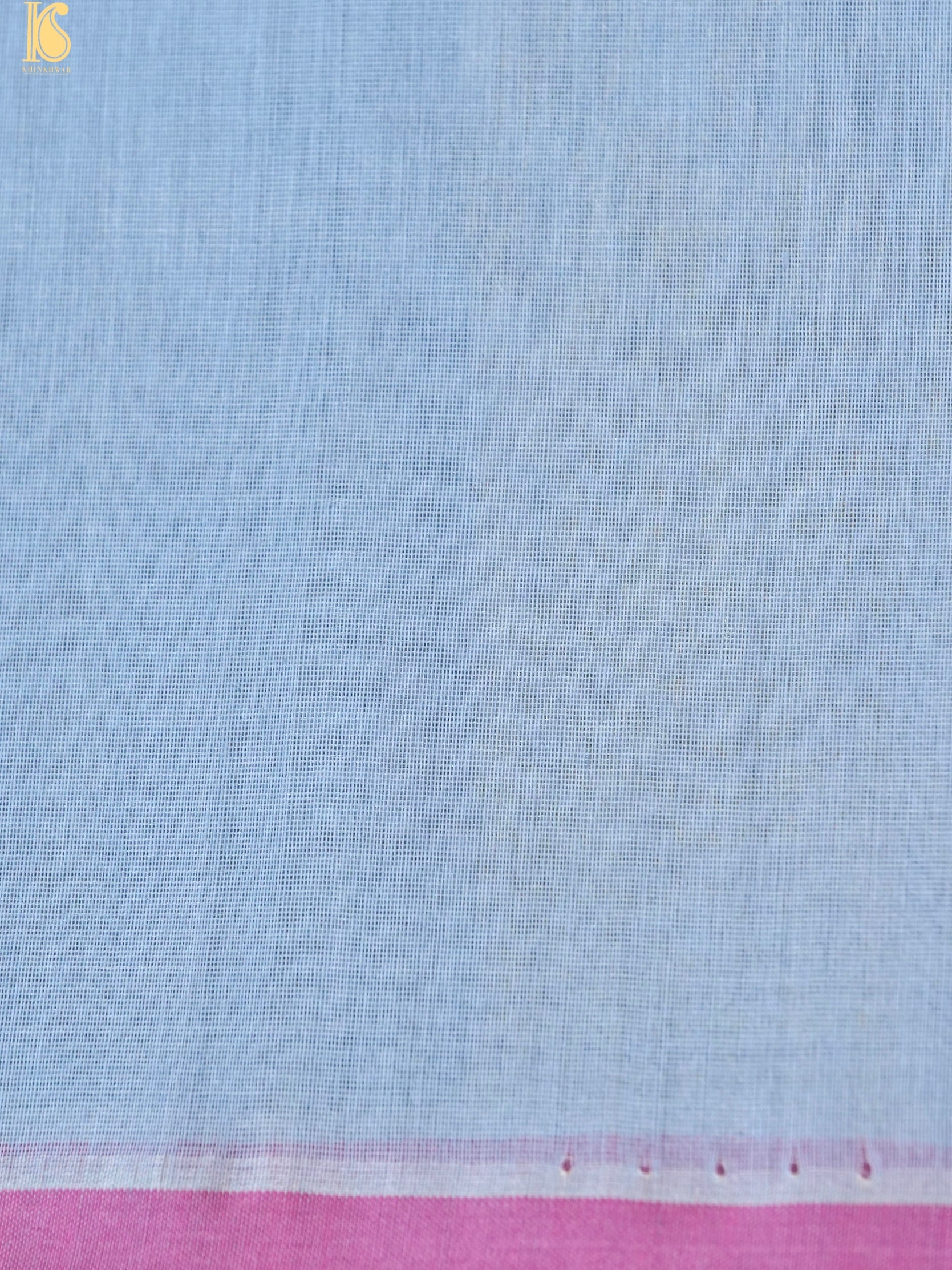 Handloom Banarasi Pure Cotton by Kora Kadwa Saree