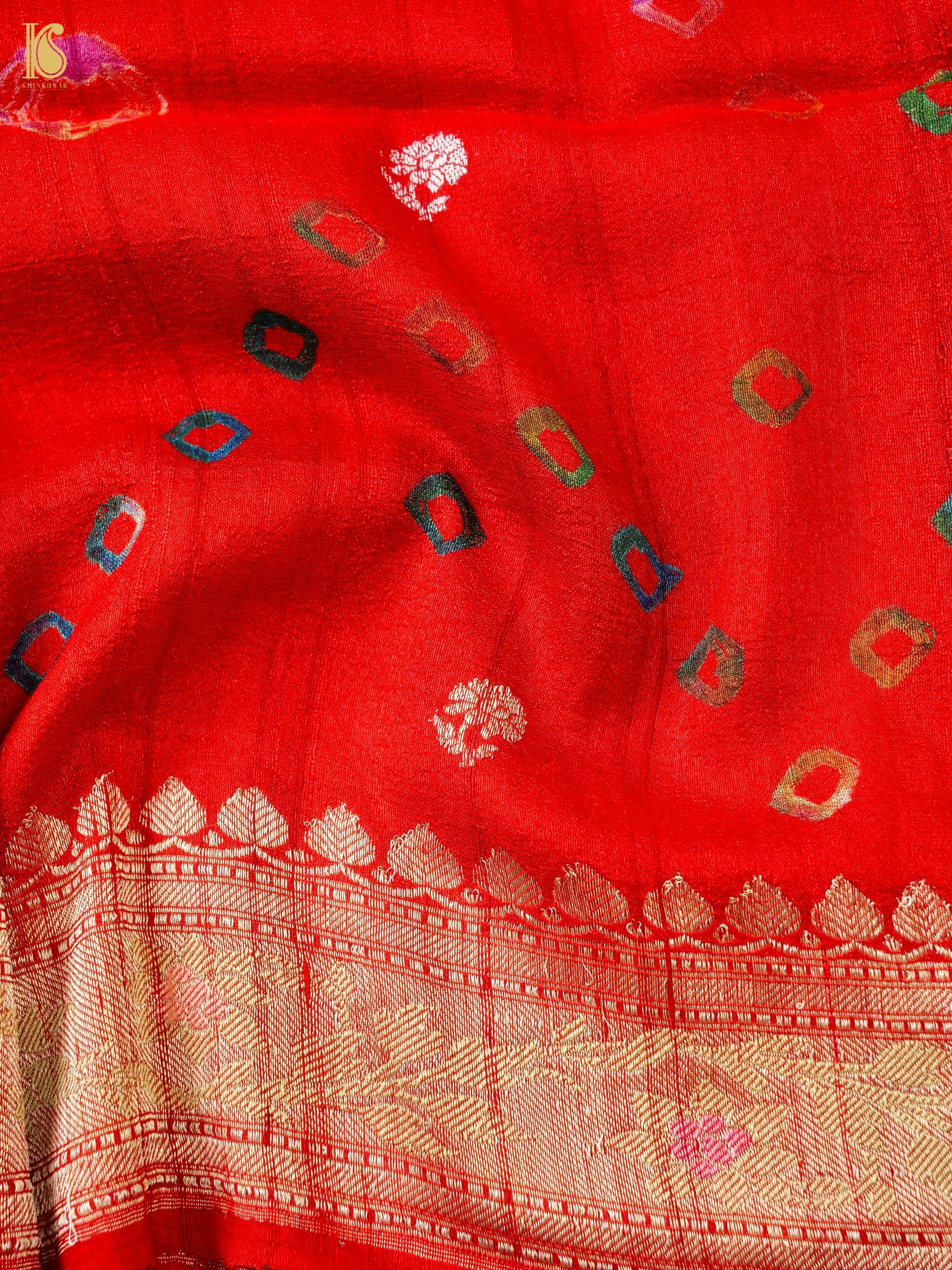 Tussar Georgette Handloom Banarasi Saree